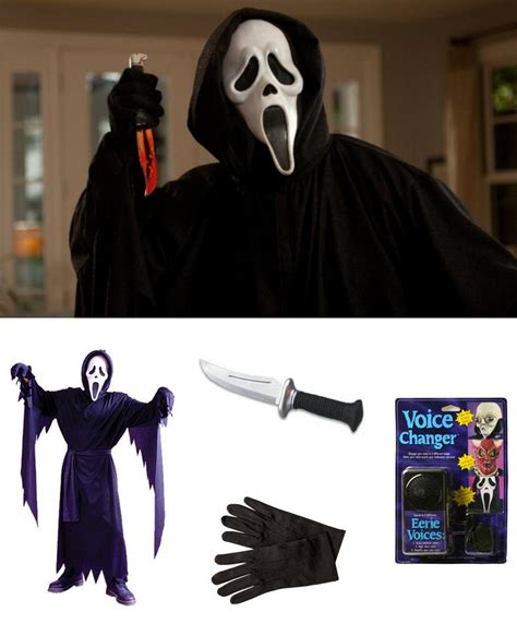 ghostface scream costume|ghost costume homemade.